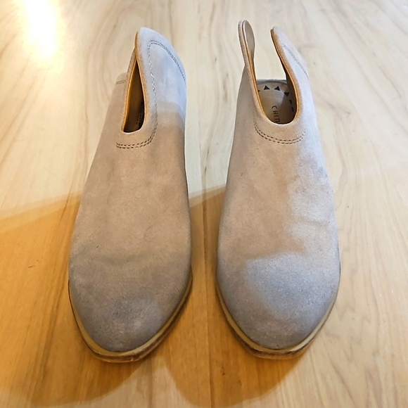Chinese Laundry Suede Open Back Boots Booties - Picture 2 of 9